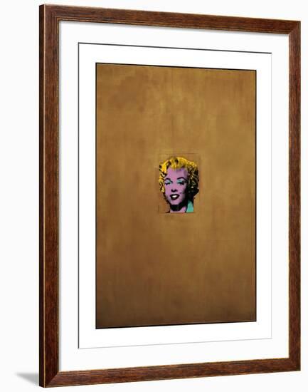 Gold Marilyn Monroe, 1962-Andy Warhol-Framed Giclee Print