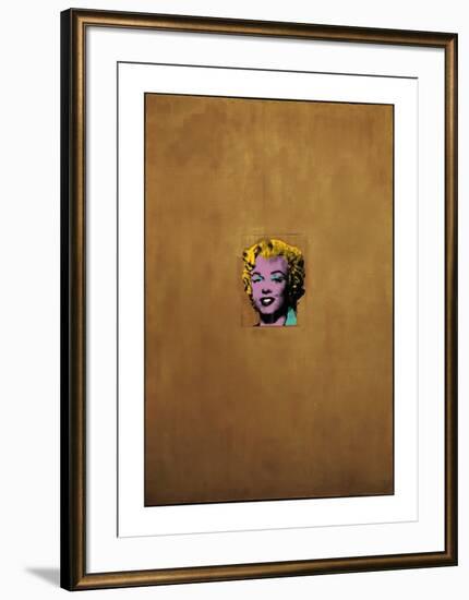 Gold Marilyn Monroe, 1962-Andy Warhol-Framed Giclee Print