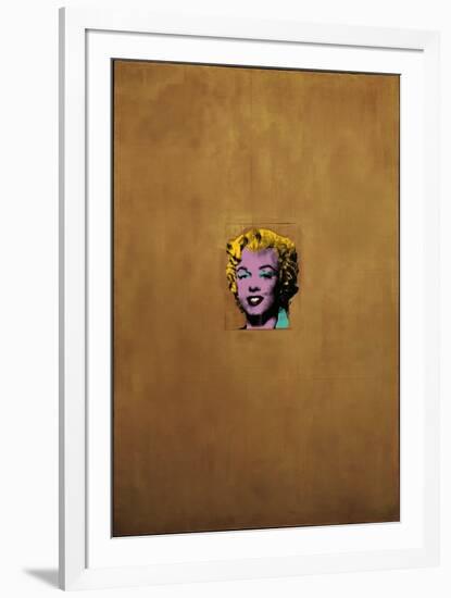 Gold Marilyn Monroe, 1962-Andy Warhol-Framed Giclee Print