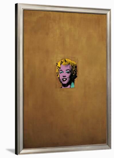 Gold Marilyn Monroe, 1962-Andy Warhol-Framed Giclee Print