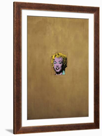 Gold Marilyn Monroe, 1962-Andy Warhol-Framed Art Print