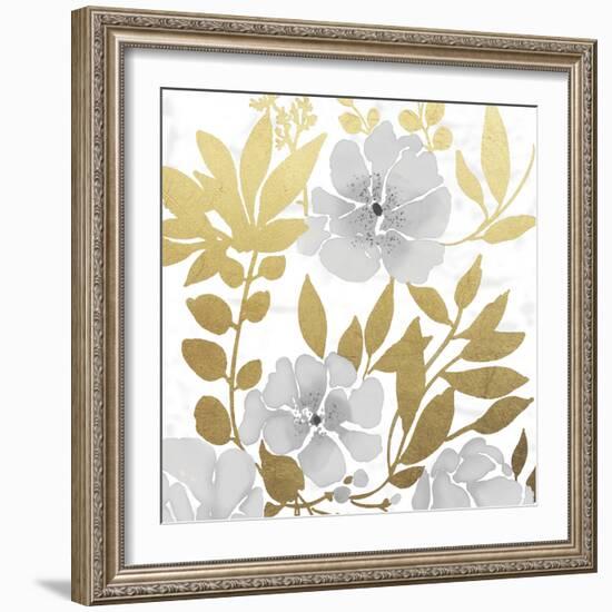 Gold Mid Day Bouquet 1-Marcus Prime-Framed Art Print