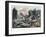 Gold Mining in California, 1849-Currier & Ives-Framed Giclee Print