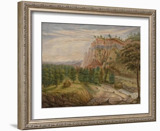 Gold Mining in the Mother Lode-R. D. Stoney-Framed Giclee Print