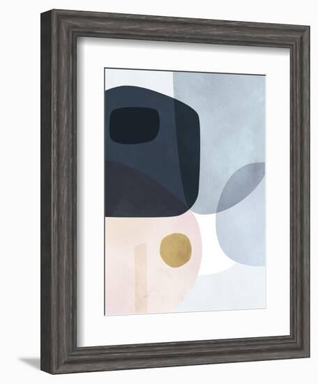 Gold Monde I-Victoria Borges-Framed Art Print