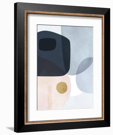 Gold Monde I-Victoria Borges-Framed Art Print