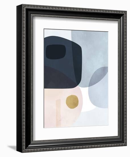 Gold Monde I-Victoria Borges-Framed Art Print