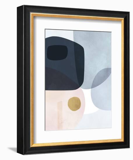 Gold Monde I-Victoria Borges-Framed Art Print