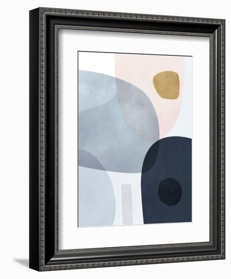 Gold Monde II-Victoria Borges-Framed Premium Giclee Print