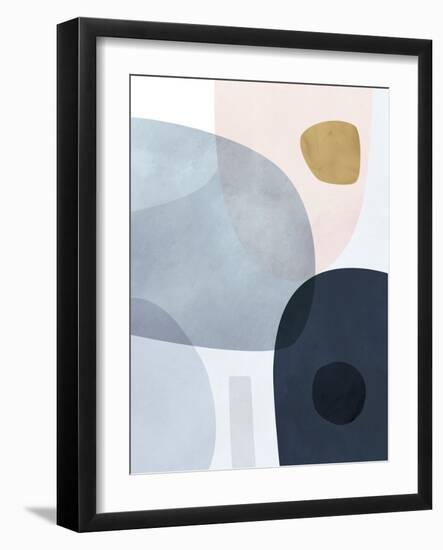 Gold Monde II-Victoria Borges-Framed Art Print