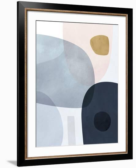 Gold Monde II-Victoria Borges-Framed Art Print