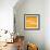 Gold Monochromatic-Gil Miller-Framed Art Print displayed on a wall