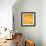 Gold Monochromatic-Gil Miller-Framed Art Print displayed on a wall