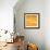 Gold Monochromatic-Gil Miller-Framed Art Print displayed on a wall