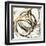 Gold Motion-Jace Grey-Framed Art Print