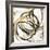 Gold Motion-Jace Grey-Framed Art Print