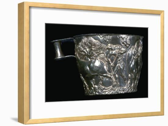 Gold Mycenaean cup, 15th century. Artist: Unknown-Unknown-Framed Giclee Print