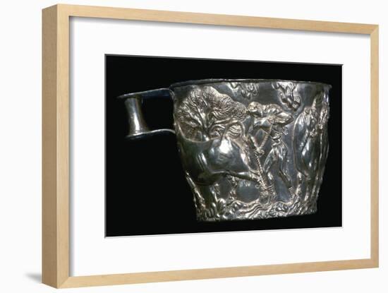 Gold Mycenaean cup, 15th century. Artist: Unknown-Unknown-Framed Giclee Print