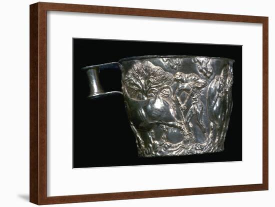 Gold Mycenaean cup, 15th century. Artist: Unknown-Unknown-Framed Giclee Print
