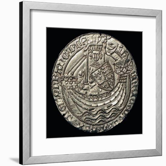 Gold noble of Henry VI, 15th century-Unknown-Framed Giclee Print