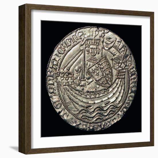 Gold noble of Henry VI, 15th century-Unknown-Framed Giclee Print