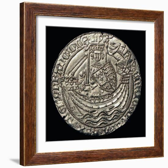 Gold noble of Henry VI, 15th century-Unknown-Framed Giclee Print