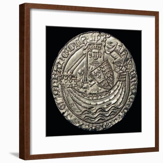 Gold noble of Henry VI, 15th century-Unknown-Framed Giclee Print