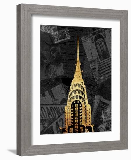 Gold NY Mate-Jace Grey-Framed Art Print