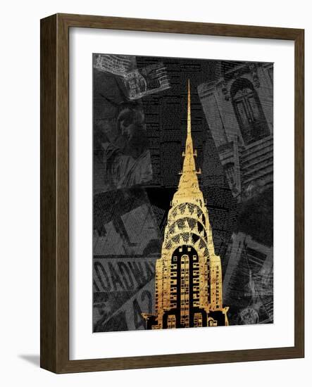 Gold NY Mate-Jace Grey-Framed Art Print