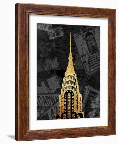 Gold NY Mate-Jace Grey-Framed Art Print