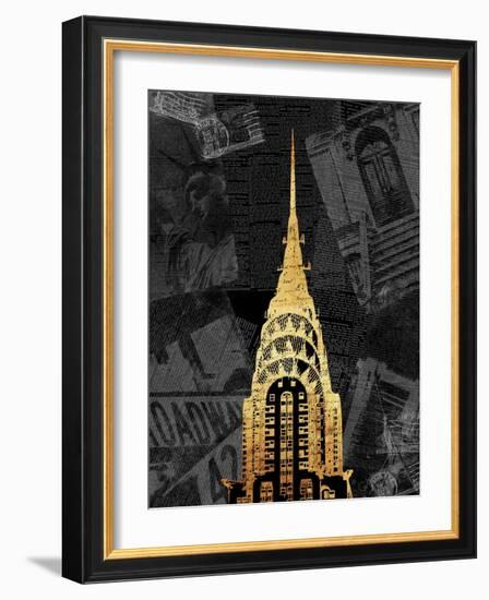 Gold NY Mate-Jace Grey-Framed Art Print