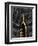 Gold NY-Jace Grey-Framed Art Print