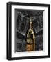 Gold NY-Jace Grey-Framed Art Print