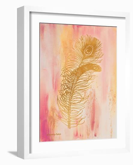 Gold on Pink I-Gwendolyn Babbitt-Framed Art Print