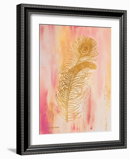 Gold on Pink I-Gwendolyn Babbitt-Framed Art Print