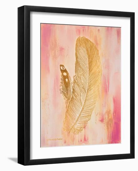 Gold on Pink II-Gwendolyn Babbitt-Framed Art Print