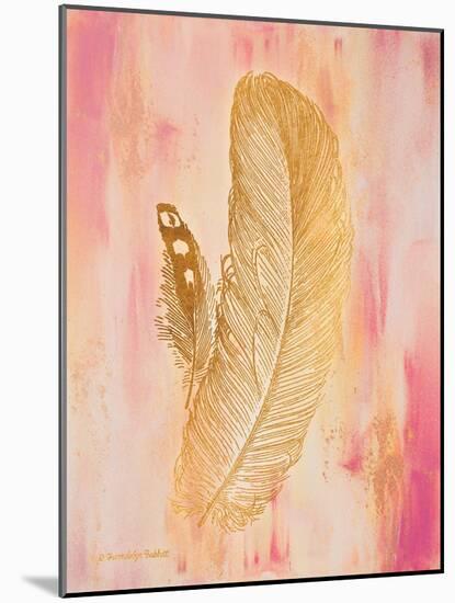 Gold on Pink II-Gwendolyn Babbitt-Mounted Art Print