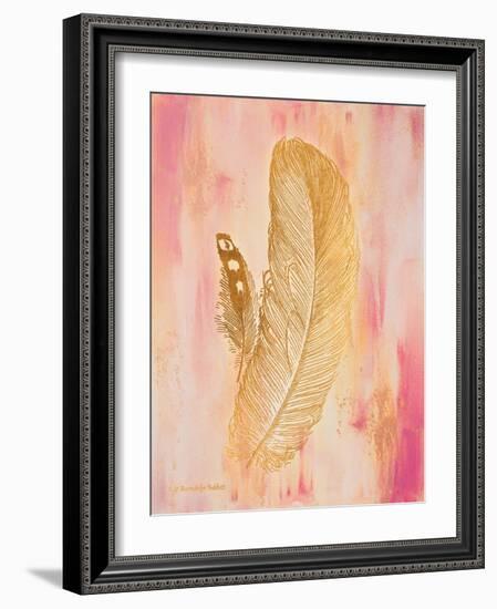 Gold on Pink II-Gwendolyn Babbitt-Framed Art Print