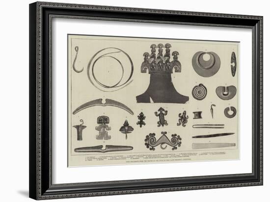 Gold Ornaments from the Graves of the Incas of Peru, Lady Brassey's Collection-null-Framed Giclee Print