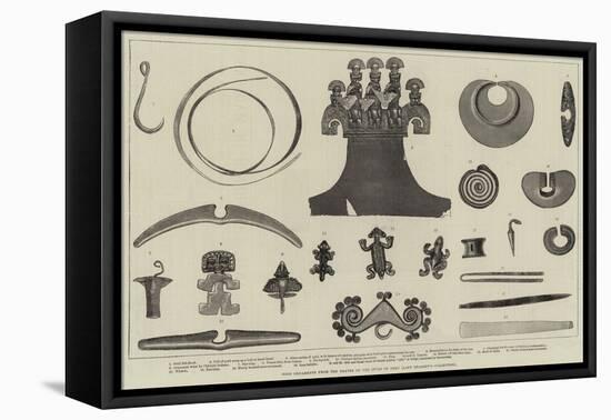 Gold Ornaments from the Graves of the Incas of Peru, Lady Brassey's Collection-null-Framed Premier Image Canvas