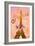 Gold Paris Eiffel Panel-Janice Gaynor-Framed Art Print