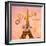 Gold Paris Eiffel-Janice Gaynor-Framed Art Print