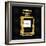 Gold Perfume on Black-Madeline Blake-Framed Art Print
