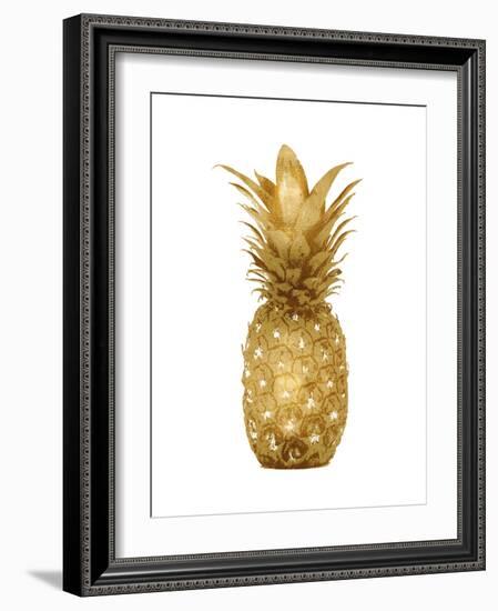 Gold Pineapple I-Kate Bennett-Framed Art Print