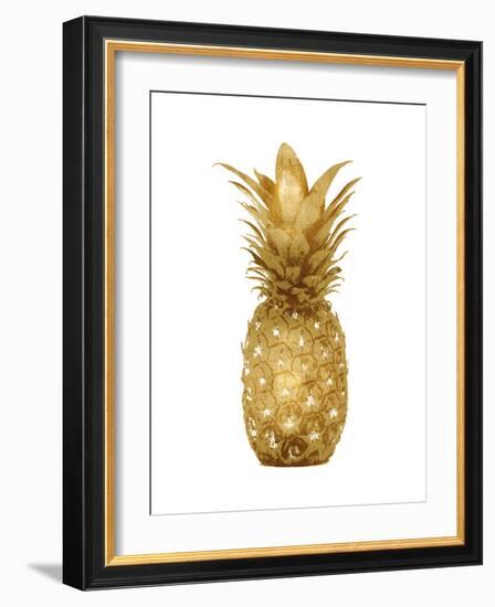 Gold Pineapple I-Kate Bennett-Framed Art Print