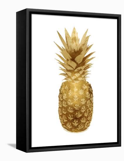 Gold Pineapple II-Kate Bennett-Framed Stretched Canvas