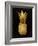 Gold Pineapple on Black I-Kate Bennett-Framed Art Print