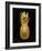 Gold Pineapple on Black II-Kate Bennett-Framed Giclee Print