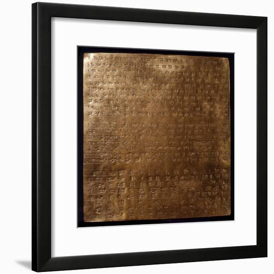 Gold Plate of Darius I, King of Persia-null-Framed Photographic Print