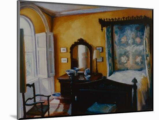 Gold Room 2002 (Oil on Panel) Yellow Bedroom-Lee Campbell-Mounted Giclee Print